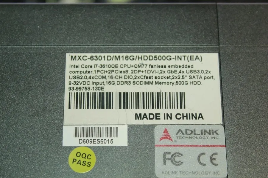 Промышленный компьютер Adlink MXC-6301D Fanless Embedded Computer Intel Core i7-
