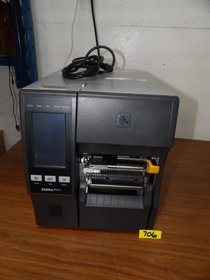 Принтер этикеток Zebra ZT411 Thermal Transfer Label Printer 300 dpi Peel Rewind 