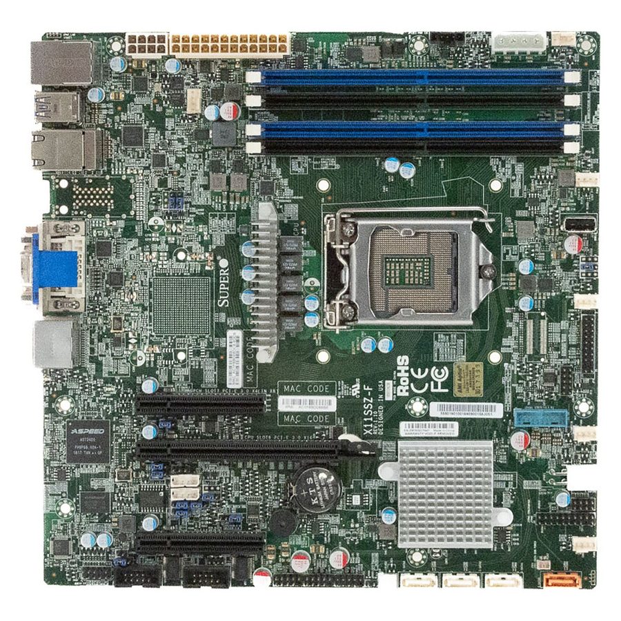 Материнская плата SUPERMICRO X11SSZ-F SOCKET LGA1151 DDR4 microATX SYSTEM BOARD