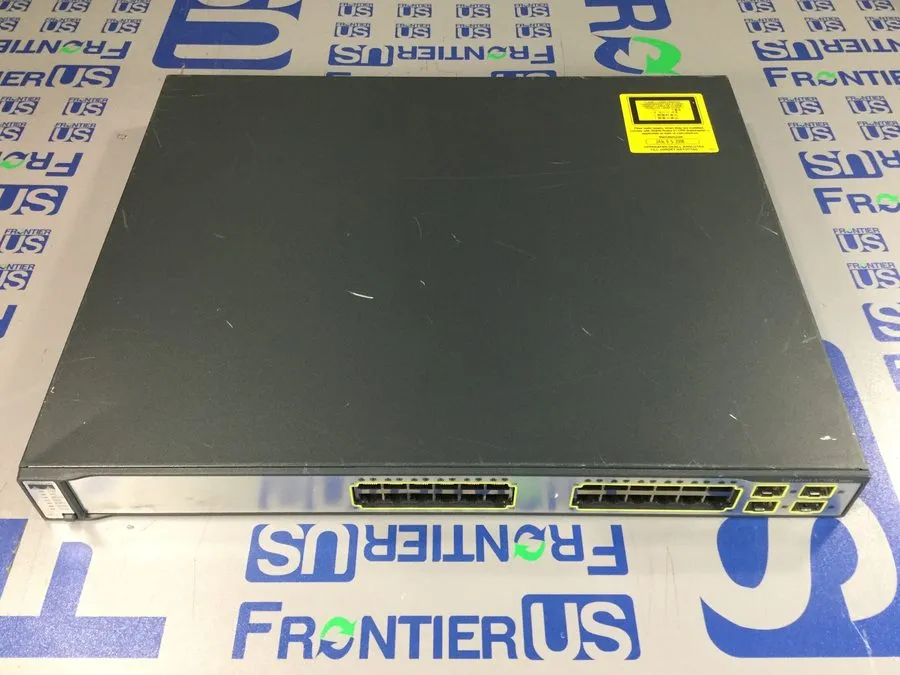 Коммутатор Cisco WS-C3750G-24TS-E1U 24 Port Ethernet Gigabit Switch. 90 Day's . 