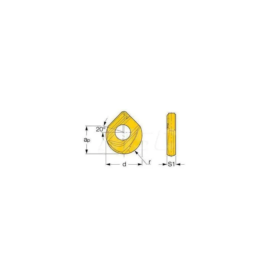 Режущий инструмент Iscar CR D.50-QF IC328 Carbide Ball Nose Profiling Insert 560