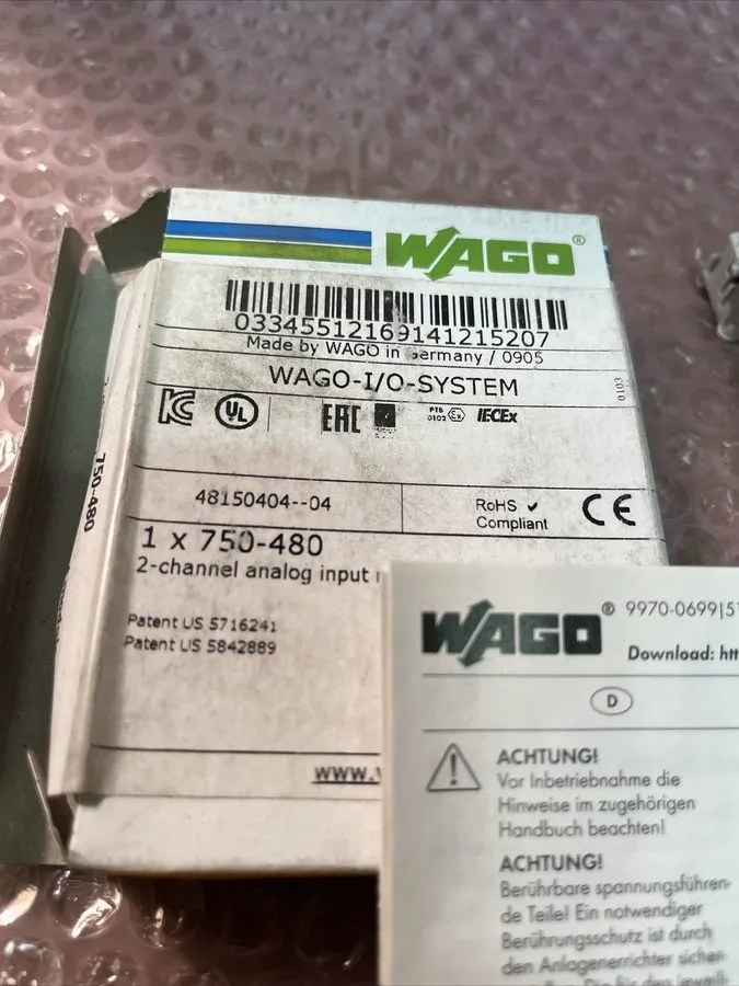 ПЛК WAGO 750-480 Buscoupler DeviceNet Module PLC Adapter