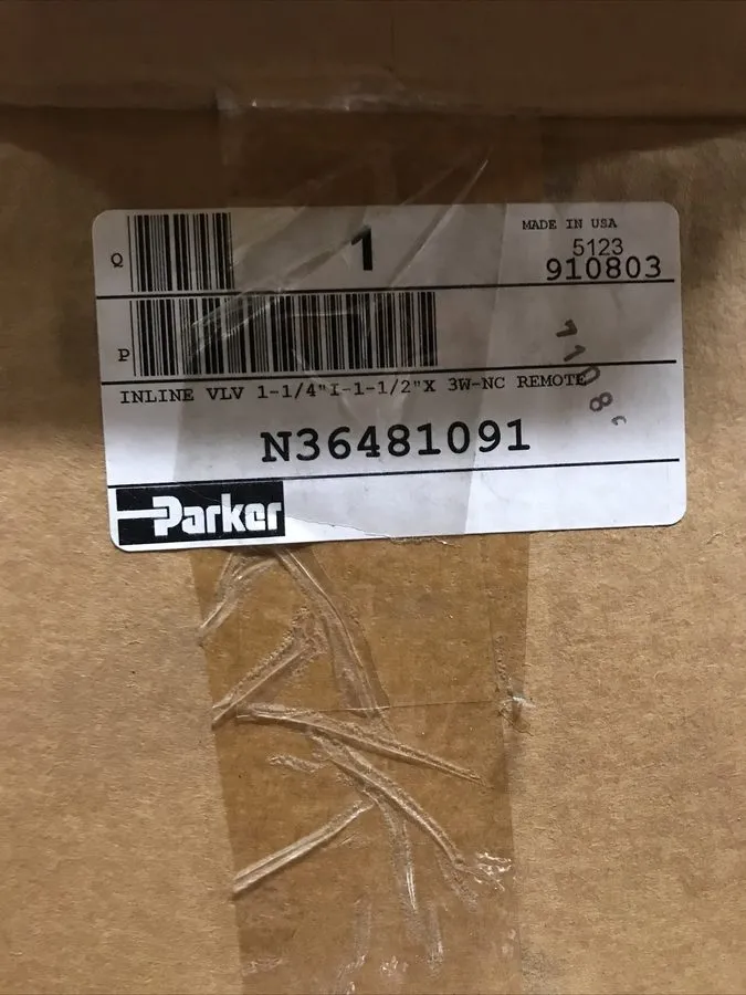Пневмораспределитель Parker N36481091 3-Way 1-1/4" Air-Pilot Operated Pneumatic  — фото лота 1