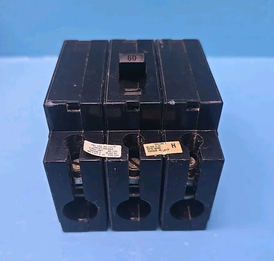 Автоматический выключатель Square D EH34060 60A 3Pole 480V Circuit Breaker — фото лота 2