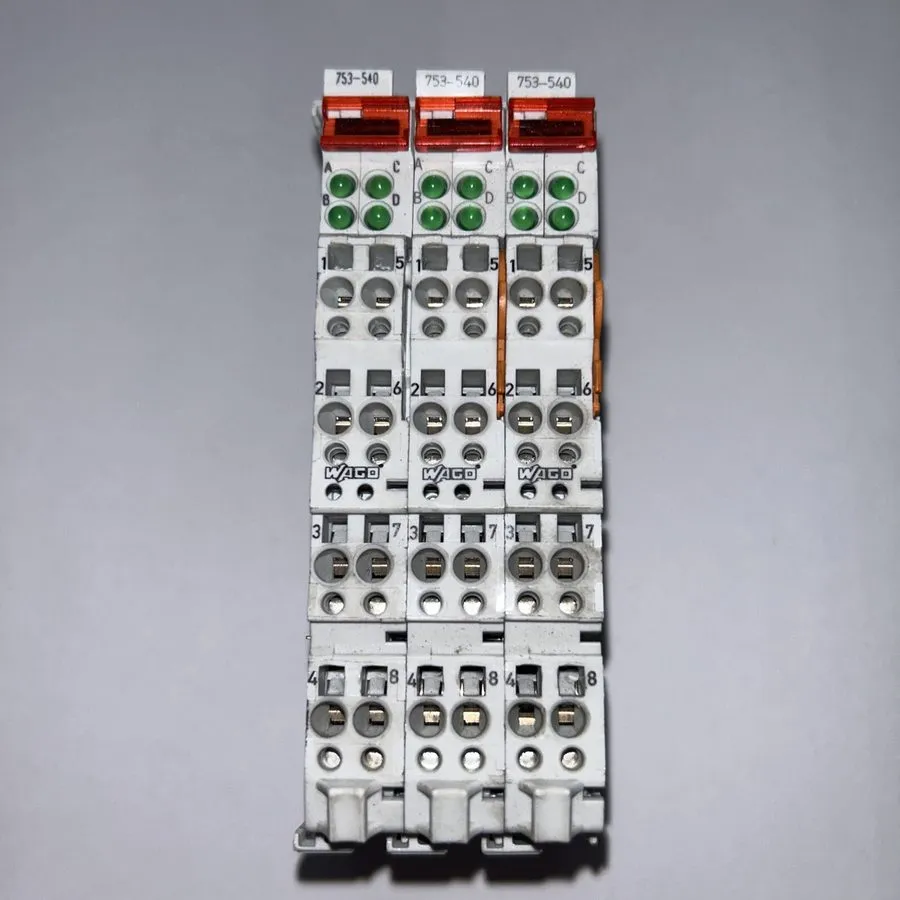 Модуль ввода-вывода Wago 753-540 DIN Rail Digital Output Module Spring Terminal 
