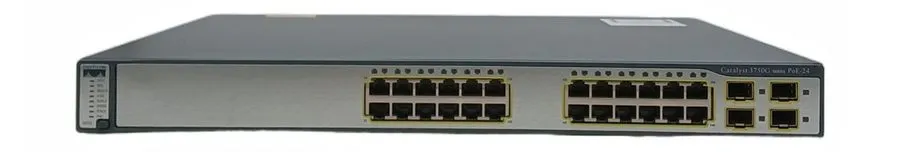Коммутатор Cisco WS-C3750G-24PS-S Catalyst 3750G 24 Port PoE Gigabit Switch