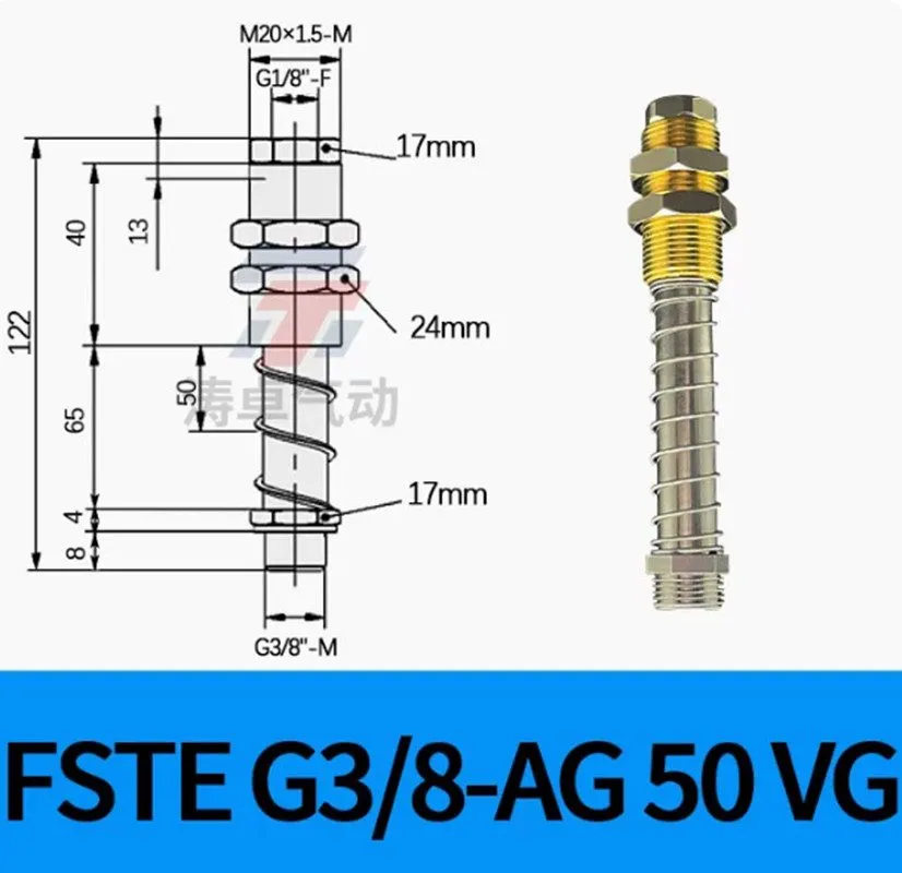 Вакуумная присоска для suction cup buffer support FSTE-G3/8-AG-50-VG