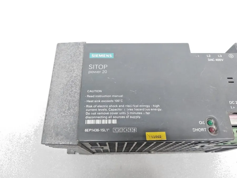 Блок питания Siemens Power Supply 6EP1436-1SL11 SITOP Power 20 E-Stand 4