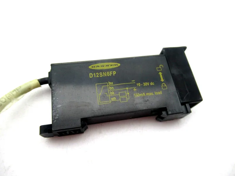 Фотоэлектрический датчик Banner D12SN6FP Fiber Optic Photoelectric Sensor *GREAT — фото лота 1