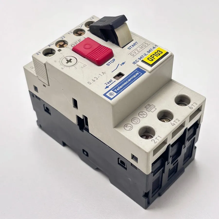 Автоматический выключатель Telemecanique GV2-M05 0.63- 1A 690V Motor Circuit Bre