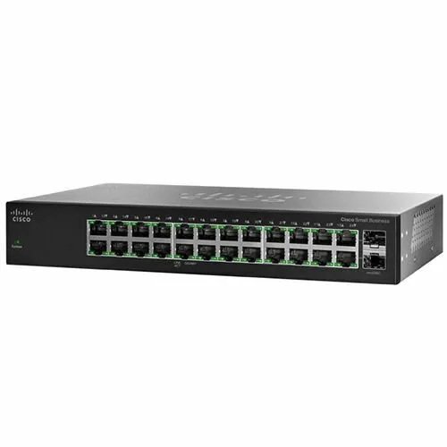 Коммутатор Cisco Compact 24-Port Gigabit Unmanaged Network Switch SG112-24