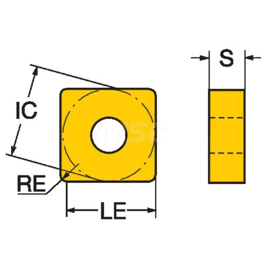 Режущий инструмент Kennametal Solid Carbide Turning Insert SNMG543 KC850 1160261