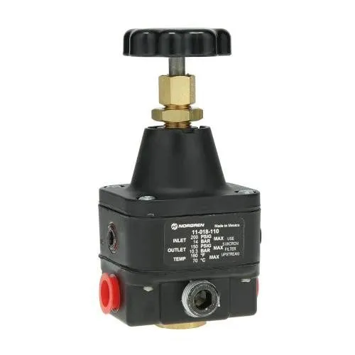 Трубопроводная арматура 1PC NORGREN INC. 11-018-110 Pneumatic Regulator, 1/4" PT