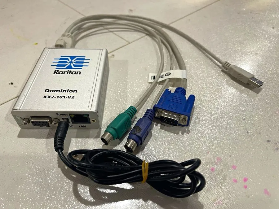 Raritan Dominion KX2-101-V2 KVM-over-IP Switch USB/VGA/PS/2 to RJ-45