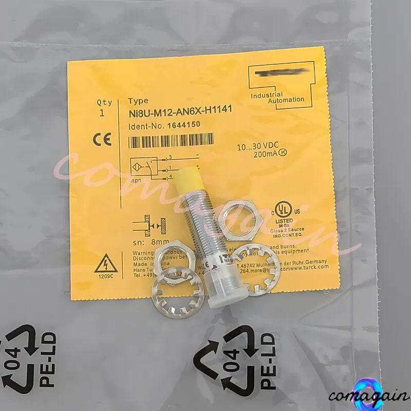 Датчик приближения TURCK Ni8U-M12-AN6X-H1141 PROXIMITY SENSOR 10-30VDC 200mA 8mm