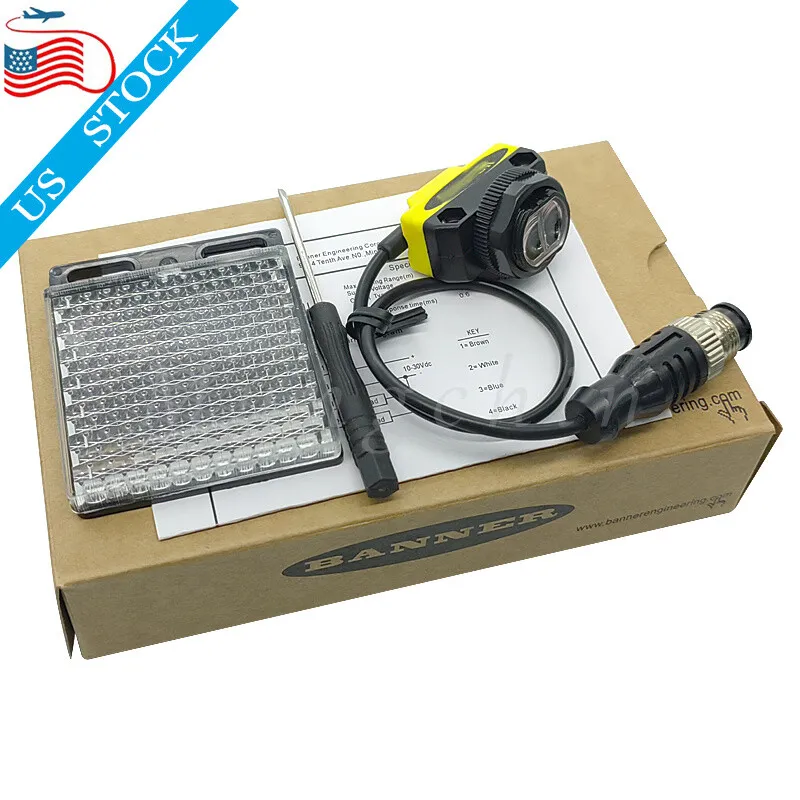 Фотоэлектрический датчик BANNER, QS18VP6LLPQ5, PHOTOELECTRIC SENSOR, 10-30VDC, W