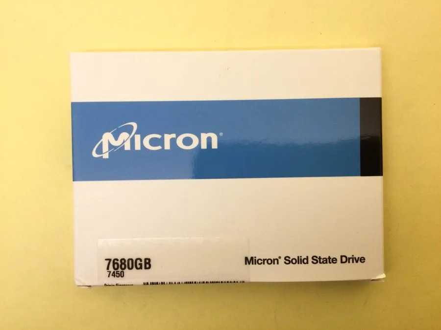 SSD-накопитель Micron 7450 PRO 7.68TB PCIE 4.0 NVME 7mm U.3 2.5in SSD MTFDKCB7T6