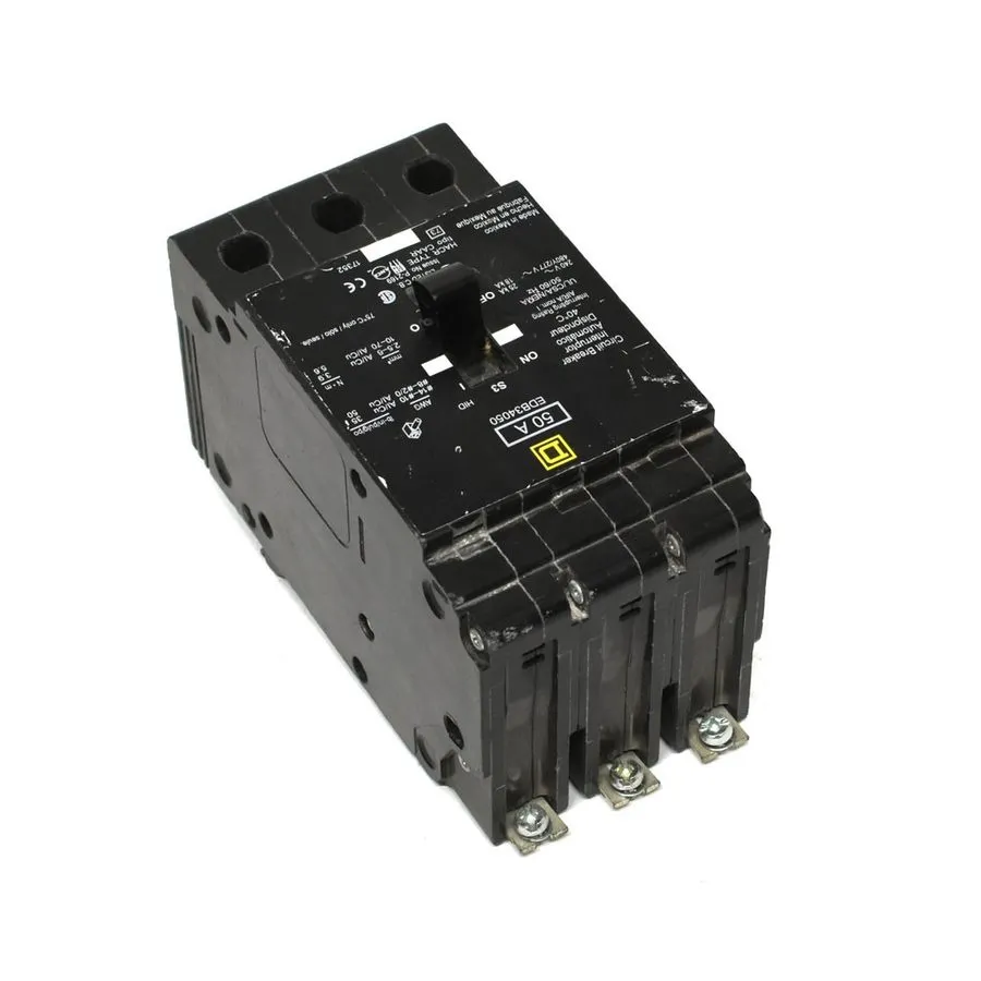 Автоматический выключатель Square D EDB34050 3pole 50amp 480v circuit breaker ty