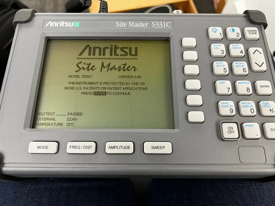 Анализатор Anritsu Site Master S331C Cable Antenna Analyzer 4GHz SiteMaster