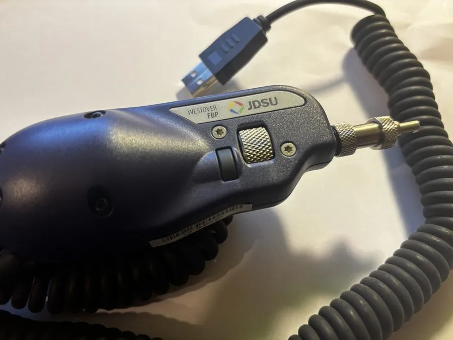 Westover JDSU P5000 Fiber Optic Inspection Probe Microscope USB w Case CD manual