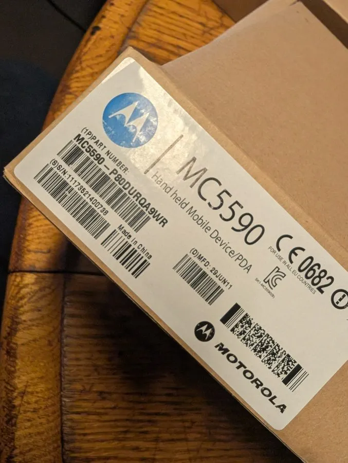 Сканер штрих-кода Motorola MC5590 Handheld Mobile Computer Black
