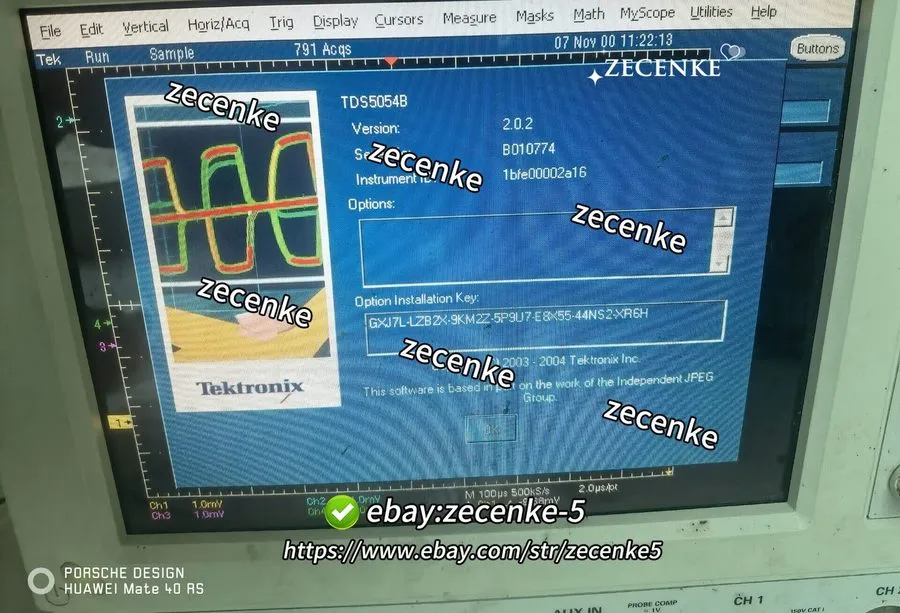 Осциллограф cxc Tektronix TDS5054B 500MHz 5GS/s oscilloscope