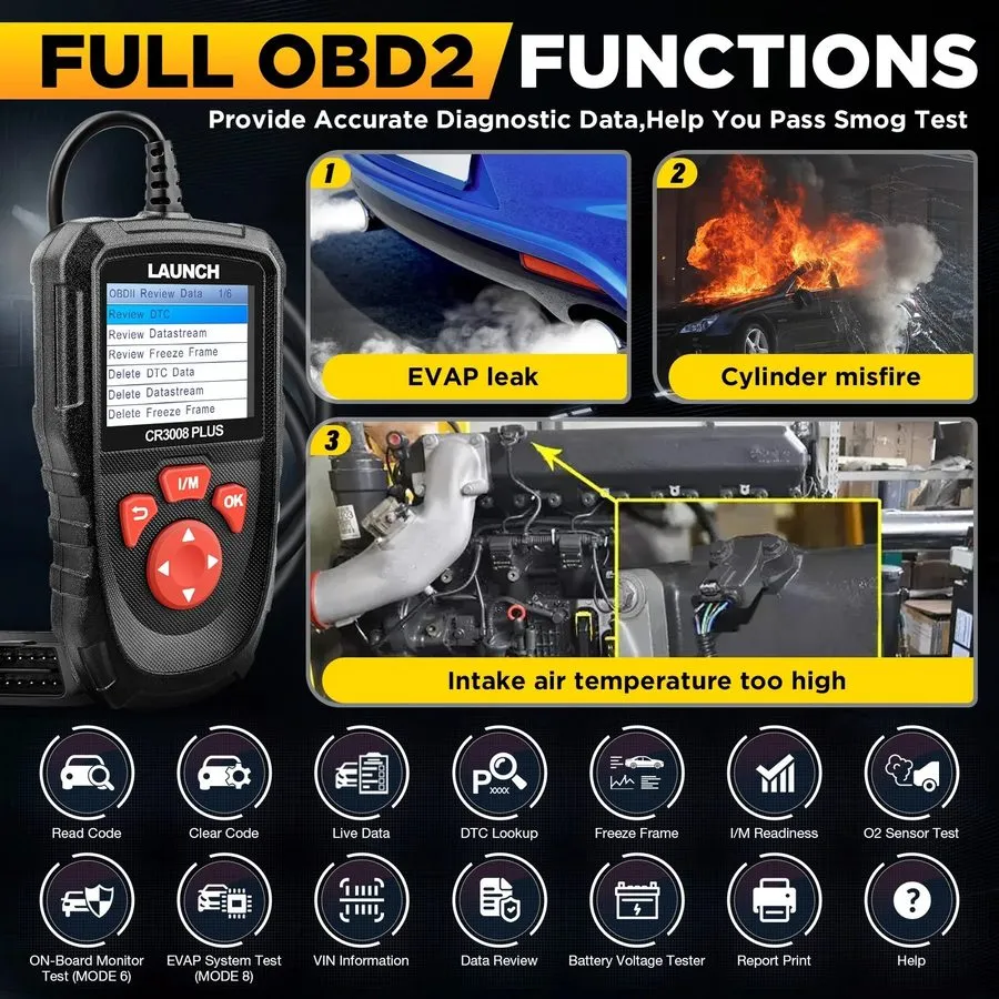 Диагностический сканер 2026 NEWST LAUNCH Professional OBD2 Scanner Diagnostic To — фото лота 2
