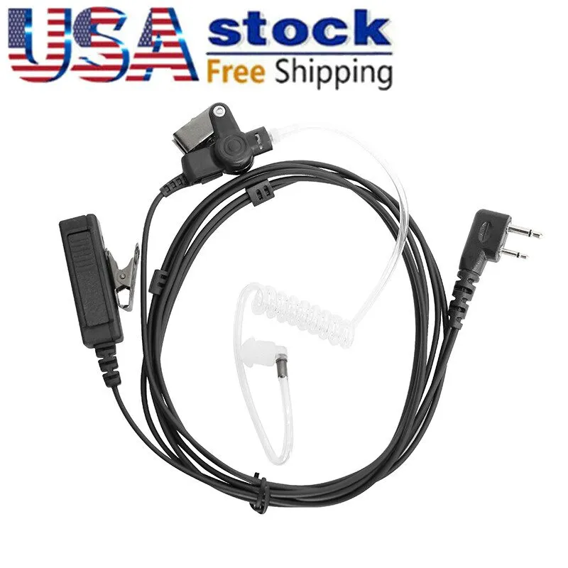 Гарнитура 10x Earpiece Headset для IC-F4 F24 F25 F26 F3001 F4001F4002 F4003 F401 — фото лота 2
