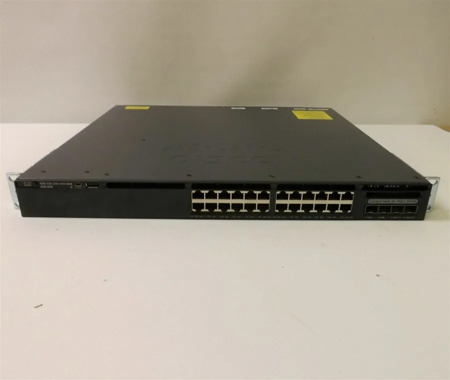 Коммутатор Cisco Catalyst 3650 24-Port PoE 2x 10G SFP+ Network Switch WS-C3650-2