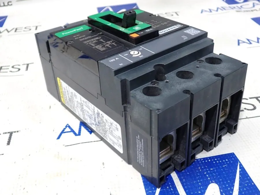 Автоматический выключатель Square D JDL36150 3 Pole 150 Amp 600 Volt 18k@480V Po — фото лота 1