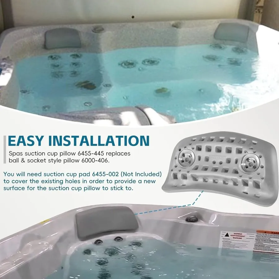 Вакуумная присоска 6455-445 Hot Tub Headrest Pillow w/Suction Cup — фото лота 2