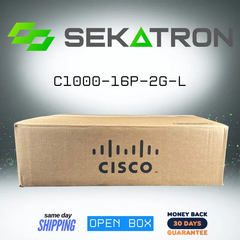 Коммутатор Cisco C1000-16P-2G-L 16-Port Gigabit PoE+ Managed Switch 2x SFP 120W