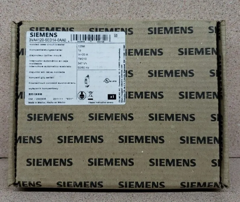 Автоматический выключатель TAKE OUT SIEMENS 3VA4120-5ED14-0AA0 CIRCUIT BREAKER 1