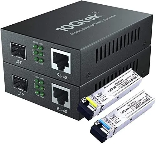 Медиаконвертер 10Gtek a Pair of Gigabit Ethernet Bidi Media Converter, SingleMod
