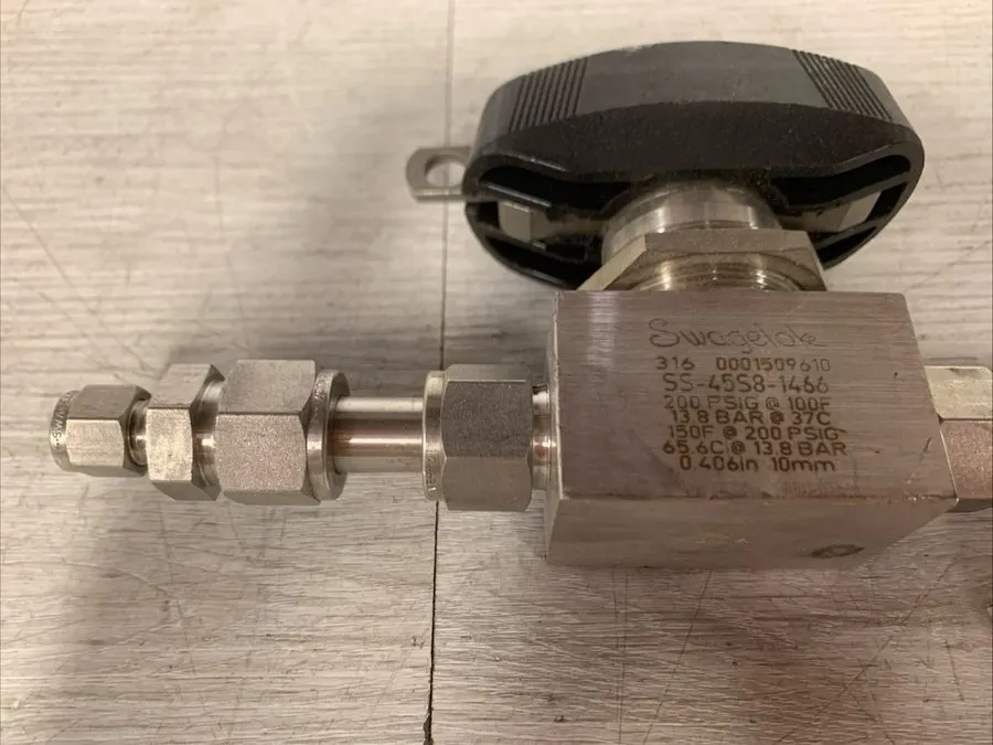 Клапан Swagelok SS-45S8-1466 SS 1-Piece 40 Series Ball Valve, 12 Cv, 1/2"