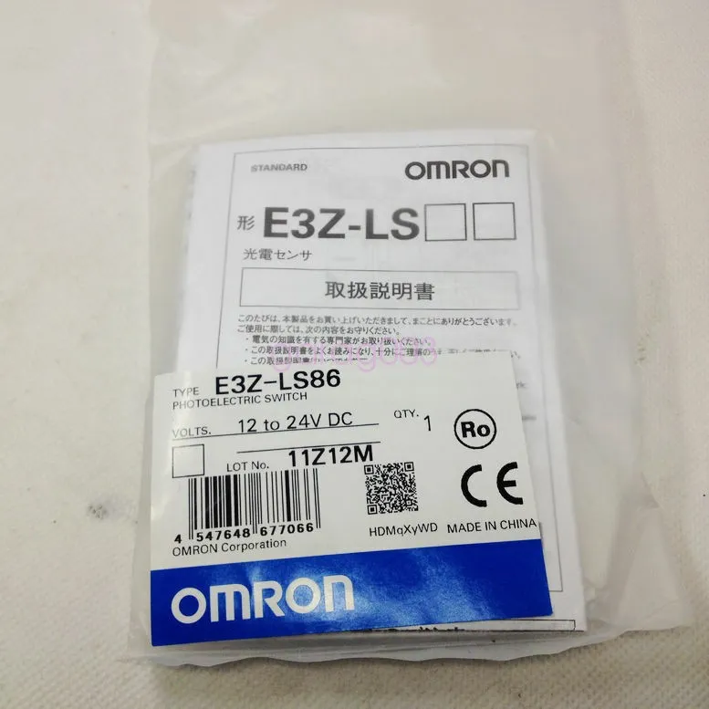Фотоэлектрический датчик Omron E3Z-LS86 Photoelectric Sensor 20-200mm PNP Male M