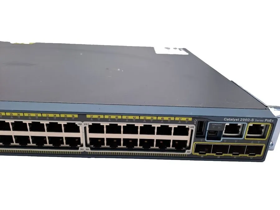 Коммутатор Cisco WS-C2960S-48FPD-L 48-Port PoE+ 740W 10G SFP+ Switch