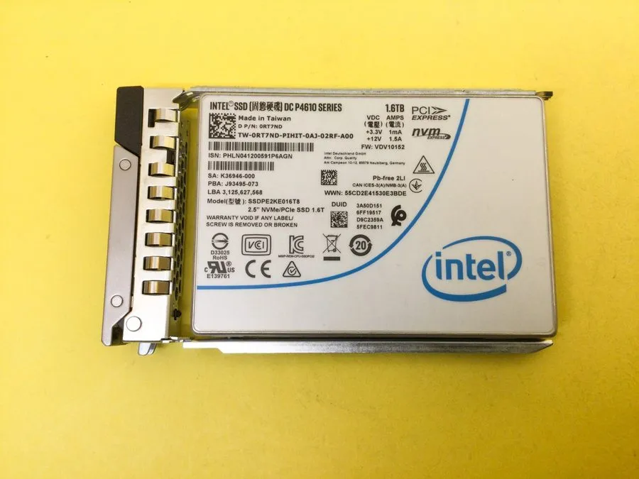 SSD-накопитель Intel DC P4610 1.6TB 2.5" NVMe U.2 SSD SSDPE2KE016T8 Enterprise S
