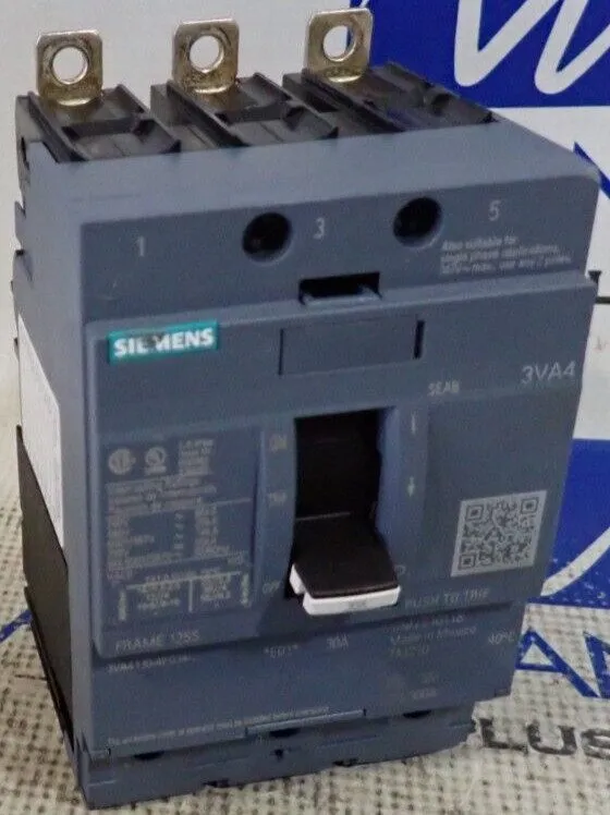 Автоматический выключатель Siemens 3VA4130-4ED34-0AA0 ,Circuit Breaker, 3P/30A /