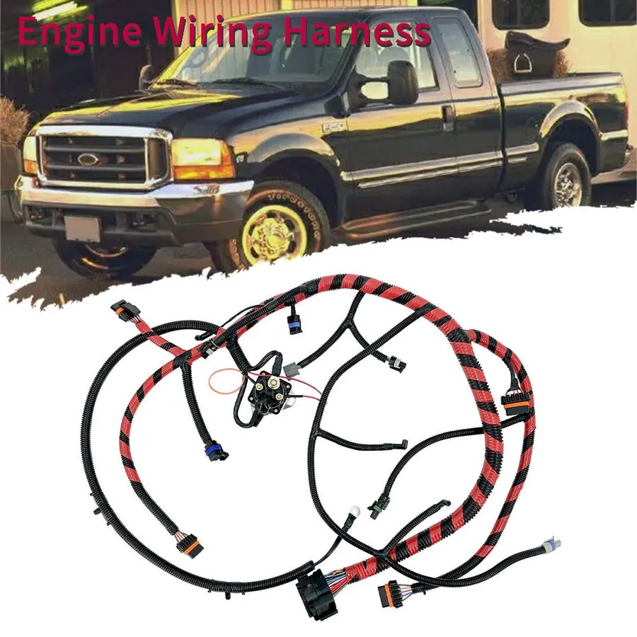 Жгут проводов F7TZ-9A451-CA Engine Wiring Harness — фото лота 1
