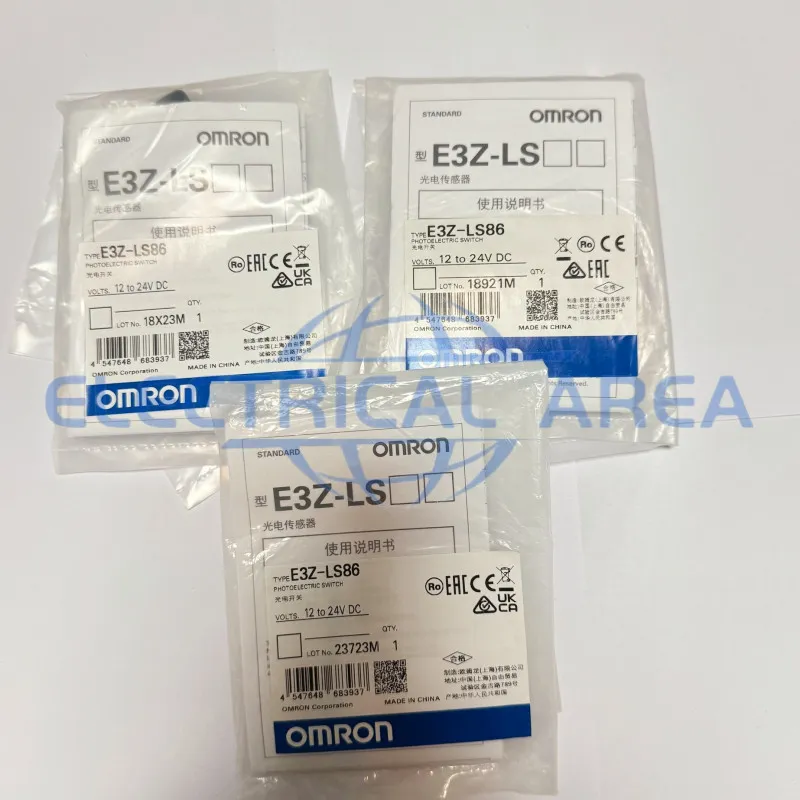 Фотоэлектрический датчик Omron E3Z-LS86 Photoelectric Sensor 20-200mm PNP Male M