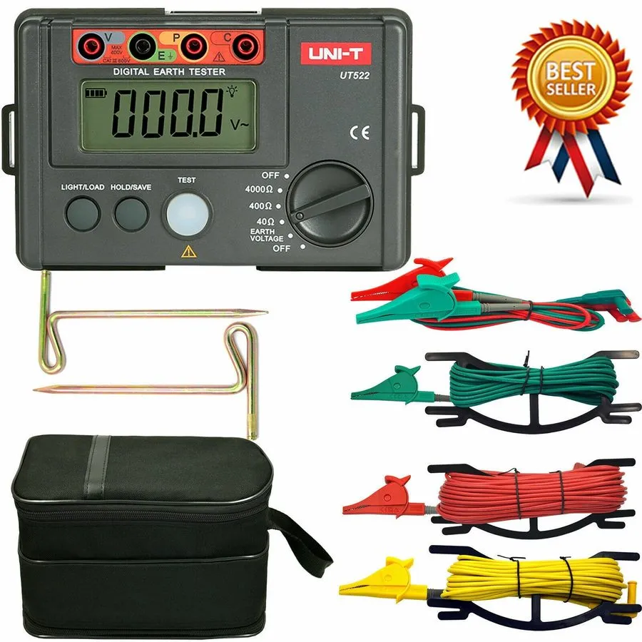 Тестер UNI-T UT522 Megger Digital Earth Ground Insulation Resistance Tester Kd