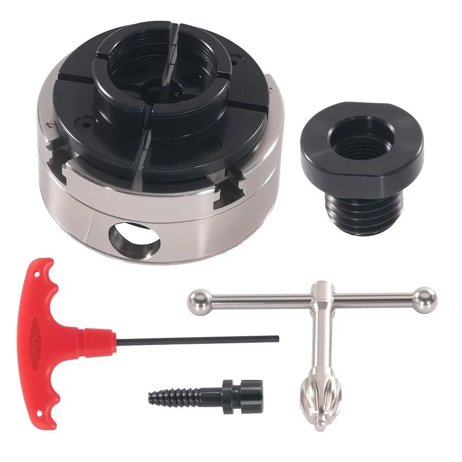 Режущий инструмент 4-Jaw Self-Centering Lathe Chuck 3.75" M33x3.5 Mount