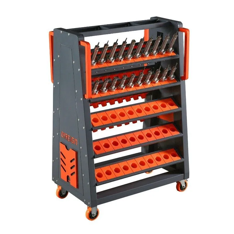 Режущий инструмент CAT40 CNC Tool Cart-100CAP 5-Tier CNC Rolling Carts, 40 Taper — фото лота 2