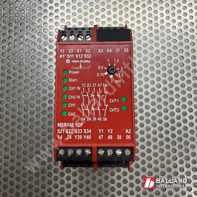 Реле безопасности Allen-Bradley MSR138.1DP Safety Relay 440R-M23084 24VAC/DC Tim — фото лота 1