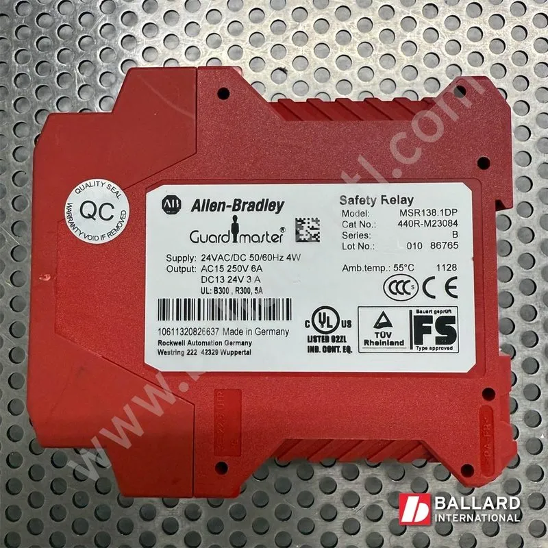 Реле безопасности Allen-Bradley MSR138.1DP Safety Relay 440R-M23084 24VAC/DC Tim — фото лота 2