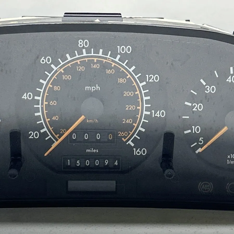 Складское оборудование 93-1995 MERCEDES R129 SL500 500SL CLUSTER SPEEDOMETER INS — фото лота 2