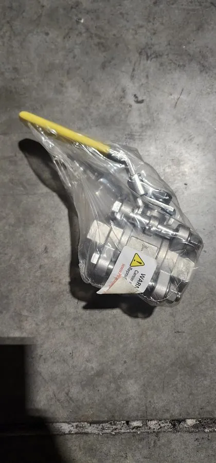 Клапан Jomar T-SS-1000N-4B 2"Npt Ball Valve Stainless Steel CF8M Full Port 1000W — фото лота 1