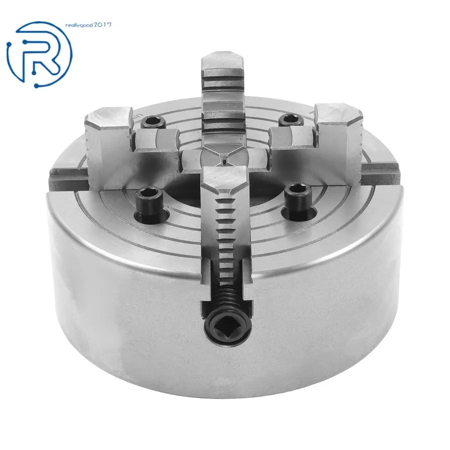 Режущий инструмент K72-200 4-Jaw Lathe Chuck 8" Alloy Steel Self-Centering Chuck — фото лота 2