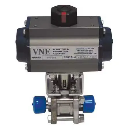 Клапан VNE 90C2.5C/115-5SC-XX 2-1/2" Compr Stainless Steel Pneumatic Ball Valve  — фото лота 1